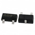 AO3400/3401/3402/3403/3404/3406/3407/3415/ P-Channel SMD MOSFET, SOT-23  Marking Code A09T/A19T/A29T 20/50/100/200/500/1000pcs