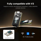 2PCS ﻿Meshtastic Heltec LoRa 32 V4 ESP32 SX1262 GPS 0.96 inch OLED Solar Powered Dev-Board Mesh WiFi LoRa BLE For Arduino IoT