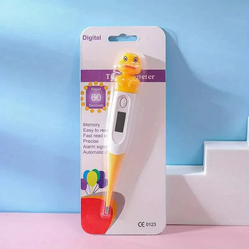 Hot Selling Cute Animal Digital Thermometer Waterproof Flexible Tip Fast Accurate Reading Baby Oral Armpit Temperature Checker