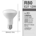 1-10 Pack R50 R63 R80 E14 E27 R Bulb Bathroom Light 6W 10W 12W High Lumen 3000K 4000K 6000K Natural Light for Bathroom Home
