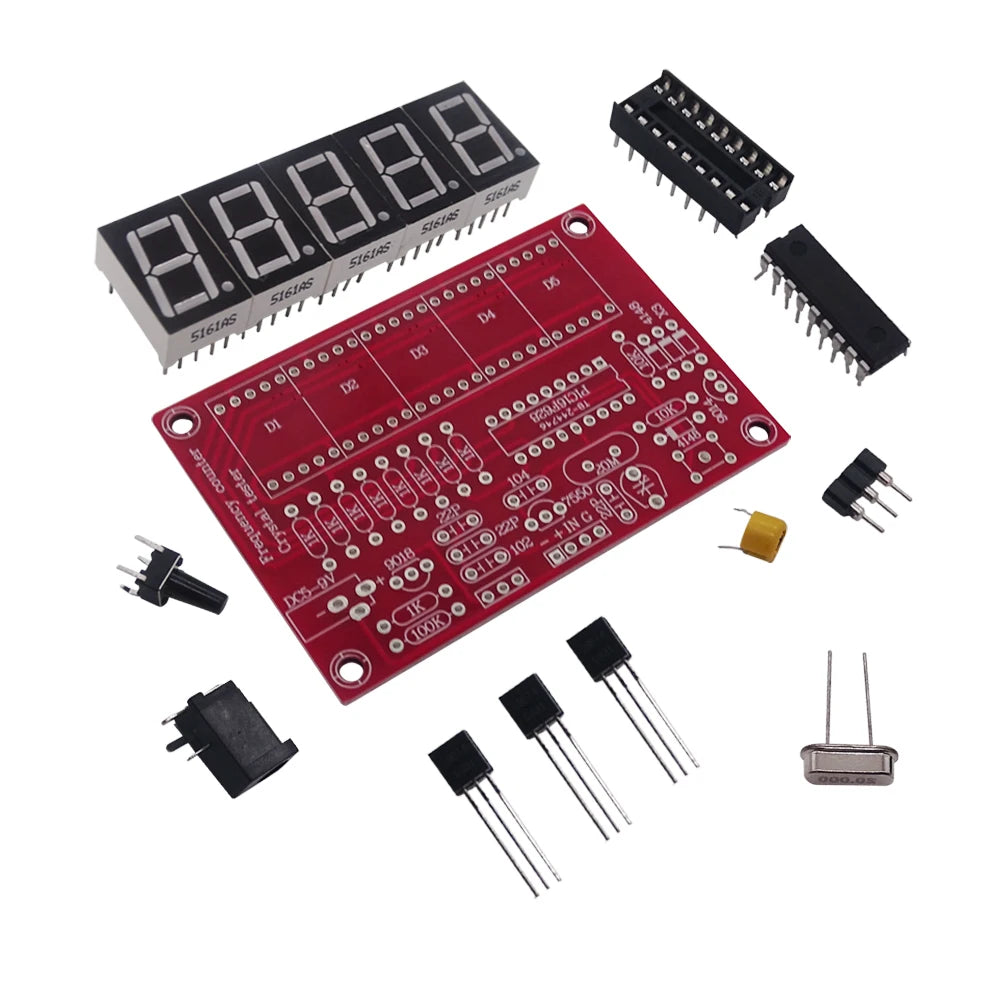 DIY Kits RF 1Hz-50MHz Crystal Oscillator Frequency Counter Meter Digital LED tester meter