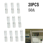 Copper Connector Cable Terminal 20pcs 50Amp For Battery Connections Termination For 50A FOR Anderson Style Useful Brand New