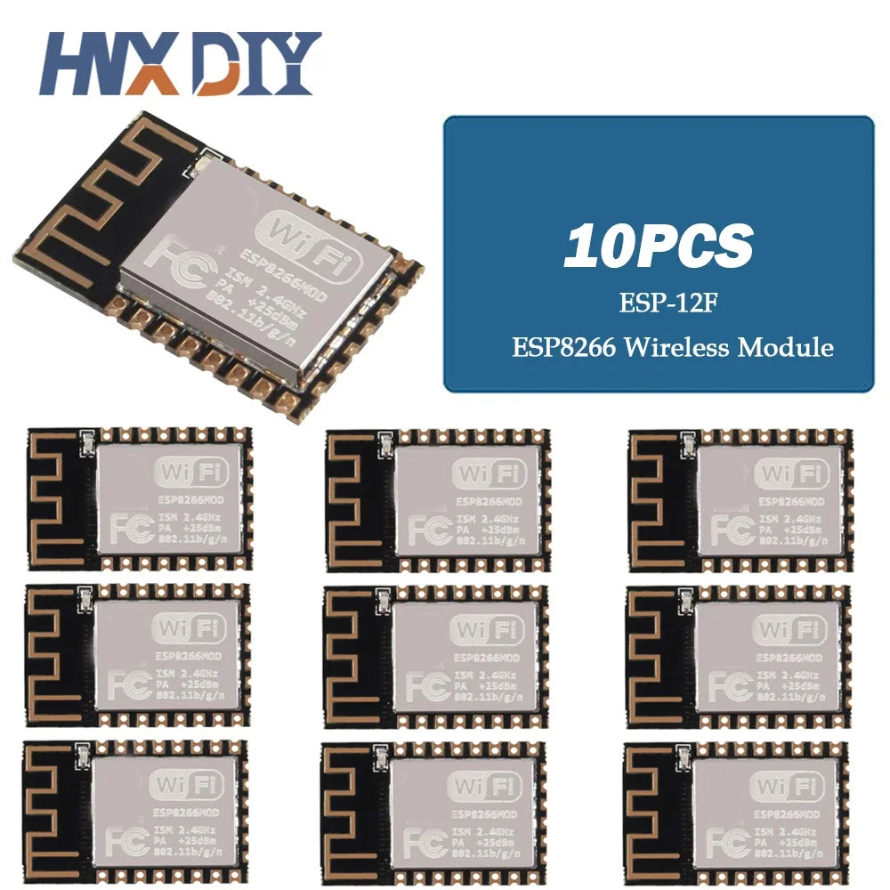 1-10pcs ESP-12F Serial Development Board ESP8266 Wireless Module ESP12F Upgrade Remote Module ESP12 Programmer For Arduino