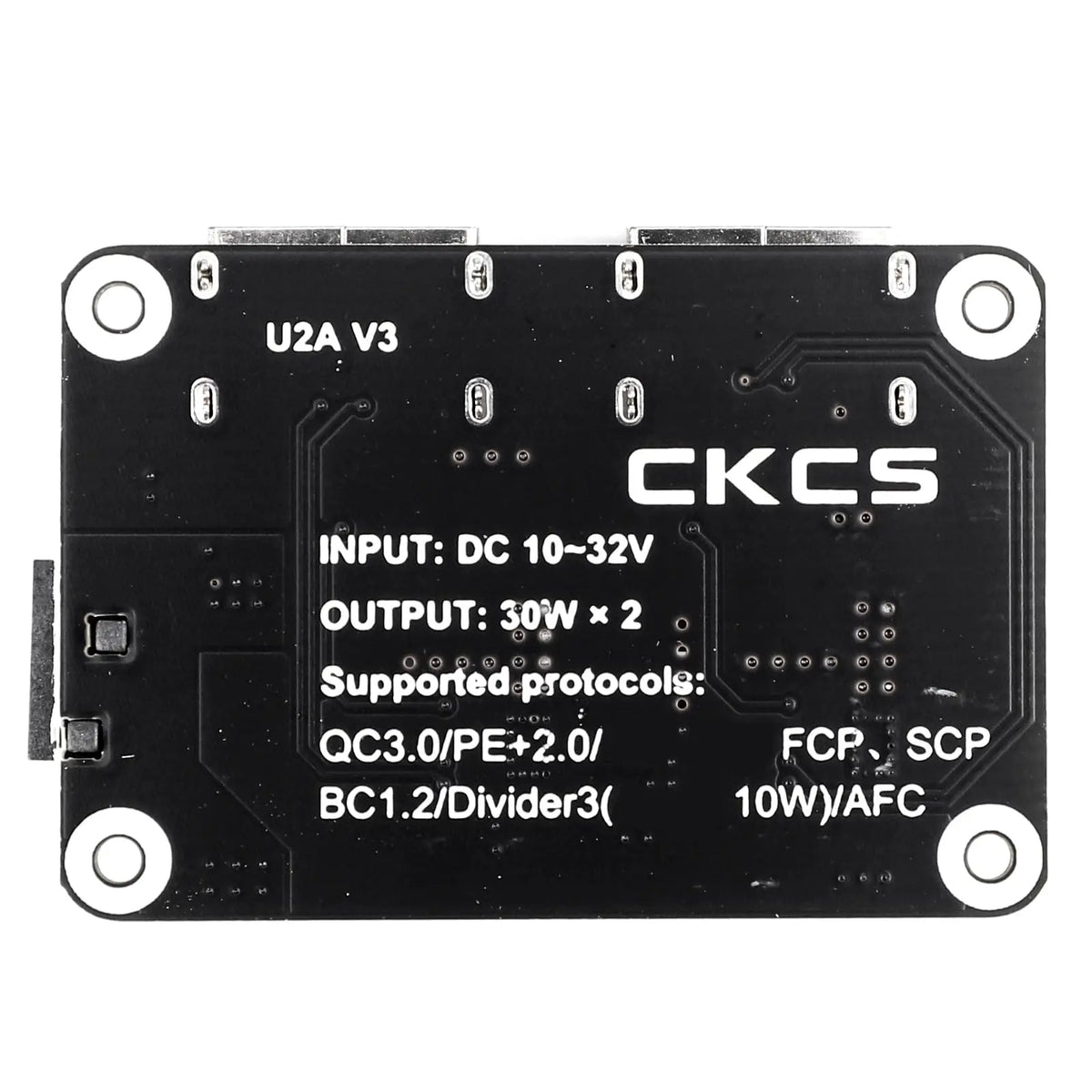 12V to 5V DC USB Buck Converter, Dual USB Port Fast Charger Board Auto Power Supply Adapter DC-DC 10-32V 12V 24V to 5V 9V