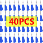 40/200Pcs Stackable Banana Plug 4mm Banana Plug Soldering Electrical Connector DIY Tools Copper Nickel Plated Banana Plugs