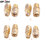 4 Piece SMA BNC UHF To SMA MCX MMCX BNC TNC UHF SO239 PL259 N F Type SMB RF Coaxial Coax Adapter Connector Combination