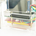 Raspberry Pi 4B UPS Uninterruptible Power Supply Acrylic Shell Kit Ice Tower Fan IPS Screen System Monitoring