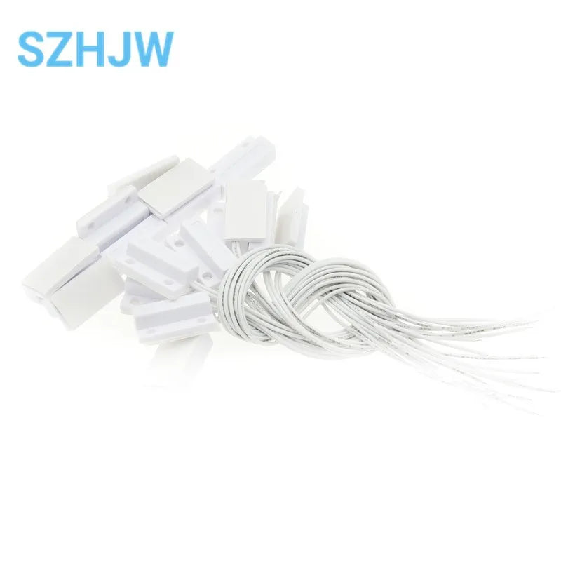  1-10PCS MC-38 Wired Door Window Sensor Magnetic Switch Home Alarm System Detector Reed Switch