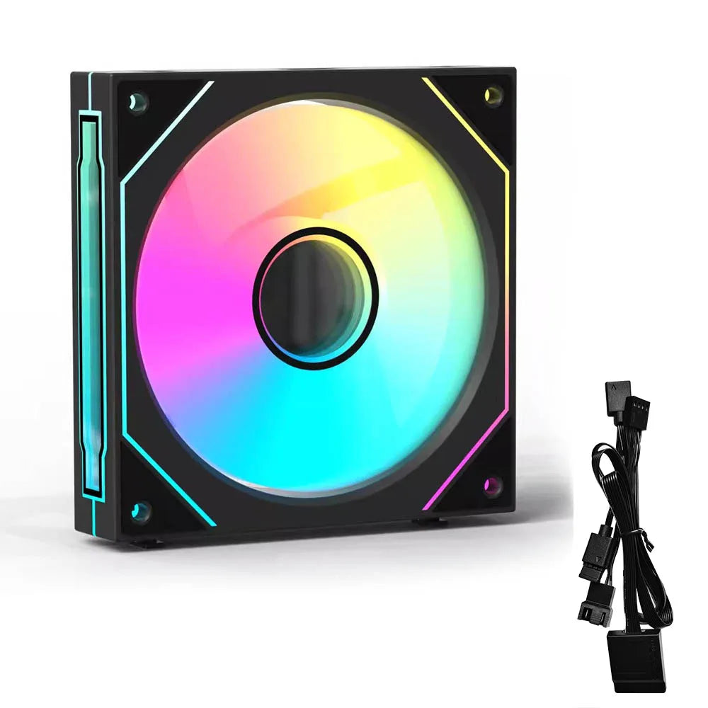 JUMPEAK MX120 240mm Modular Wireless Splicing PC 120mm Case Cooling Fan ARGB Infinite Mirror Effect For Computer Water Cooler