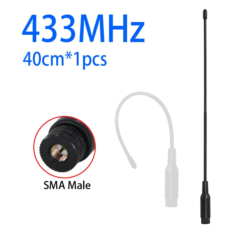 400-450MHz Antenna Signal Amplifier N7MC 433MHz LORA Gateway SMA Connector Head Soft Whip Antenna 315MHz Wireless Module Antenna