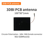 UHF RFID Antenna 3dbi 5dbi Gain Circular Polarization Antenna SMA Female Connector RFID UHF PCB Antenna for Shelf Management