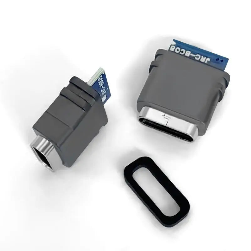 Waterproof USB 3.1 Type C Female Socket 2 Or 5 Or 10 Pcs 4PIN 5A Connector Double 5.1K Resistor Charging And Data Transmission