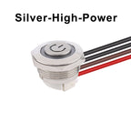 1 pc 16mm Ultra Short Metal Push Button Switch With Wire Momentary Reset With LED Light Flat/High Head 3V5V6V 12V24V Jog Switch