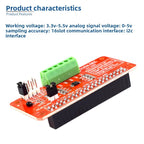 Raspberry Pi 3 2 B+ ADS1115 ADC Module 16Bit Analog Digital Converter for DIY Projects
