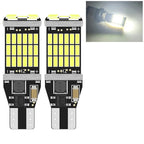 2/6pcs T15 Reverse Light W16W Led Super Bright 10W Canbus Backup Light Car Park Light White Red 12V