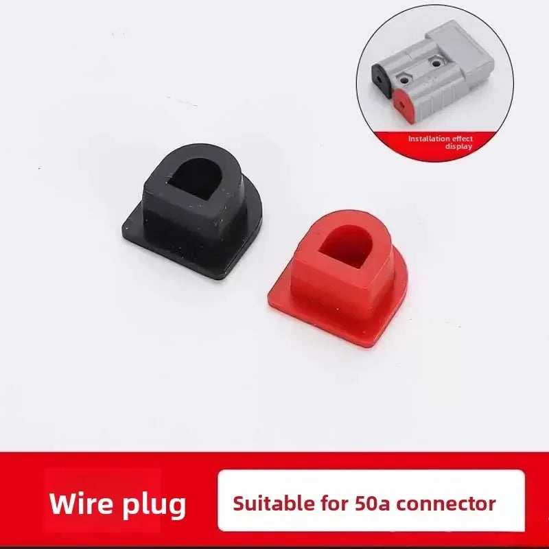 2/4Pair Waterproof FOR Anderson Plug Cable 50A/120A/175A/350A Gland Inserts RED & BLACK Plugs Anderson Plug Cable Kits
