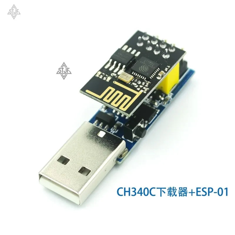 CH340C ESP8266 ESP-01 ESP01S Programmer Adapter USB to ESP8266 Serial Wireless Wifi Developent Board Module For Arduino