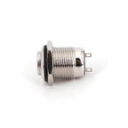 5Pcs Metal 16mm 2Pin ON-OFF Latching High Round Push Push Button Switch Normally Open