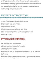 INMP441 omnidirectional microphone module MEMS high-precision and low-power I2S interface supports ESP32 module