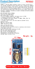 1PCS PCF8563 DS3231 PCF8523 AT24C32 DS1302 DS2121SN  IIC Precision RTC Real Time Clock Memory Module For Arduino new original