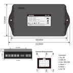 3000N 4Pieces Linear Actuators with Synchronous Control Hall Controller Set(1V4) 24V 50MM~1600MM Stroke 30kg~300kg Load 50MM/S