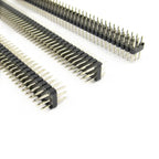 5pcs 2.54mm 3*40P Triple Row Straight 90D Right Angle R/A Breakaway Rohs Gold PCB Male Female Pin Header Connector 3x40pin