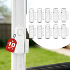 5pcs/10pcs Wireless Door Window Sensor Alarm 95db Anti-theft 433mhz Door Contact Detector Magnetic for Home Security Protection