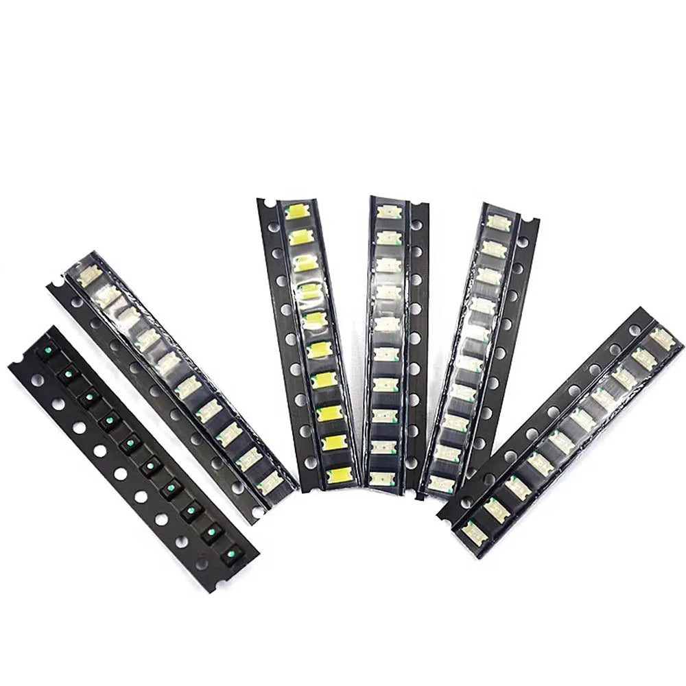 10Valuesx100pcs=1000pcs 0603 Ultra Bright Red/Green/Blue/White/Yellow /Warm White/Orange/Pink/Purple/Yellow Green Smd Led Diode