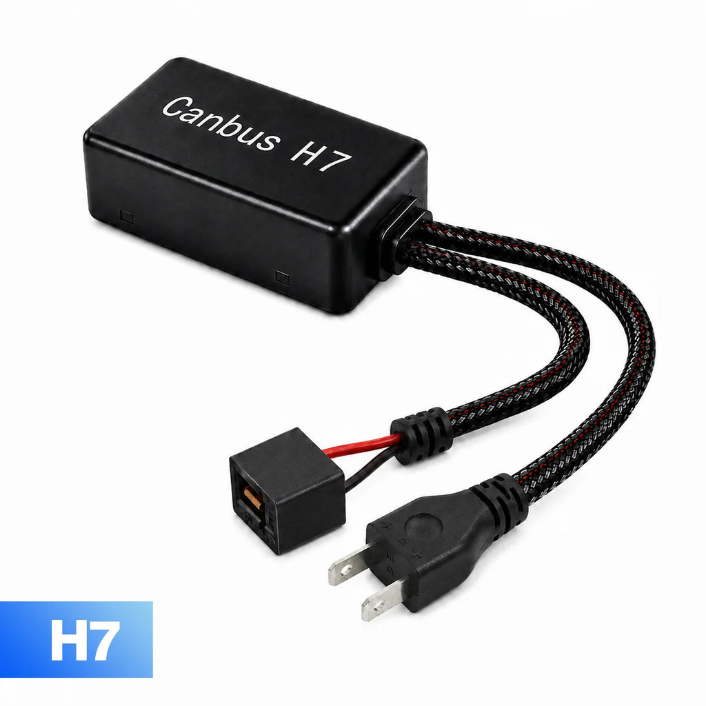 H7 Canbus Decoder, H11 9005 9006 Resistor Decoders Error Free LED Warning Canceller Resistor Adapter,H4 LED Light Canbus Decoder