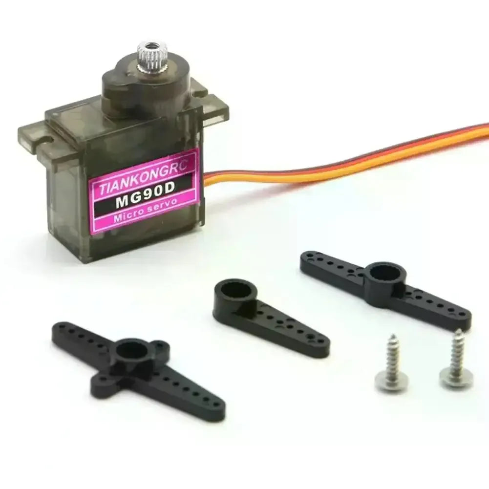 9g MG90D Micro Digital Mini Servo 180/270/360 Degree Power Functions Metal Gear Brush Motor For RC Plane Helicopter Drone Parts