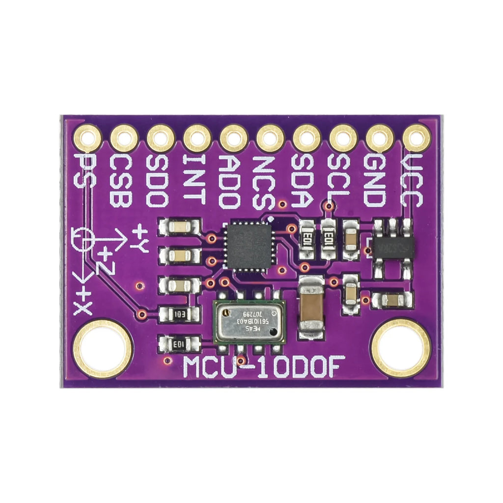 MCU-117 9-Axis 10DOF Calibration Module High Precision SPI/IIC Communication MPU9250 MS5611 Accelerometer Gyroscope Barometer