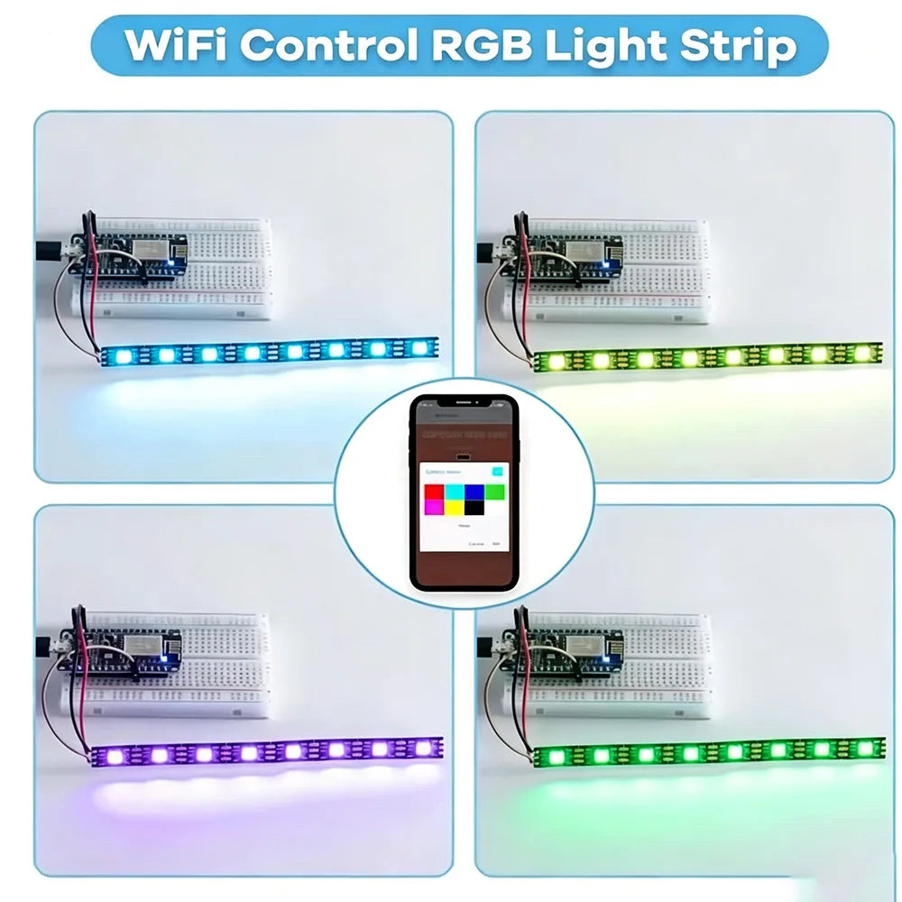 ESP8266 WiFi Development Board Starter Kit for Arduino UNO Breadboard Compatible with UNO IoT WiFi Sensors for Electronic learns