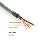 USB-RS485-WE-1800 Cable USB A to RS485 Serial Converter Cable Wire End Serial Cable with Chip RS485 Cable for Windows Android