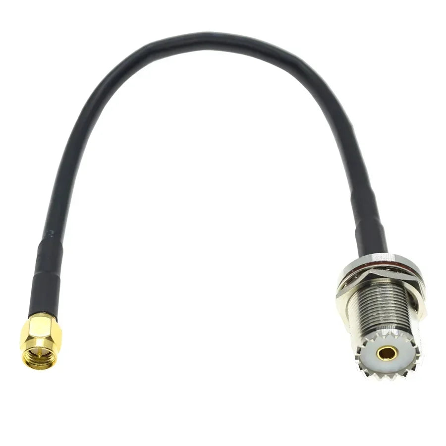 RG58 UHF PL259 SO239 TO SMA Male Female Plug Jack Crimp Coaxial Connector RF pigtail Jumper antenna extension wire Coax cable