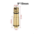 PXPF Dry Red Dot Lasers Trainer Cartridge Tactically Lasers Training Cartridge Bore Sight Training Ammunitions Easy to U