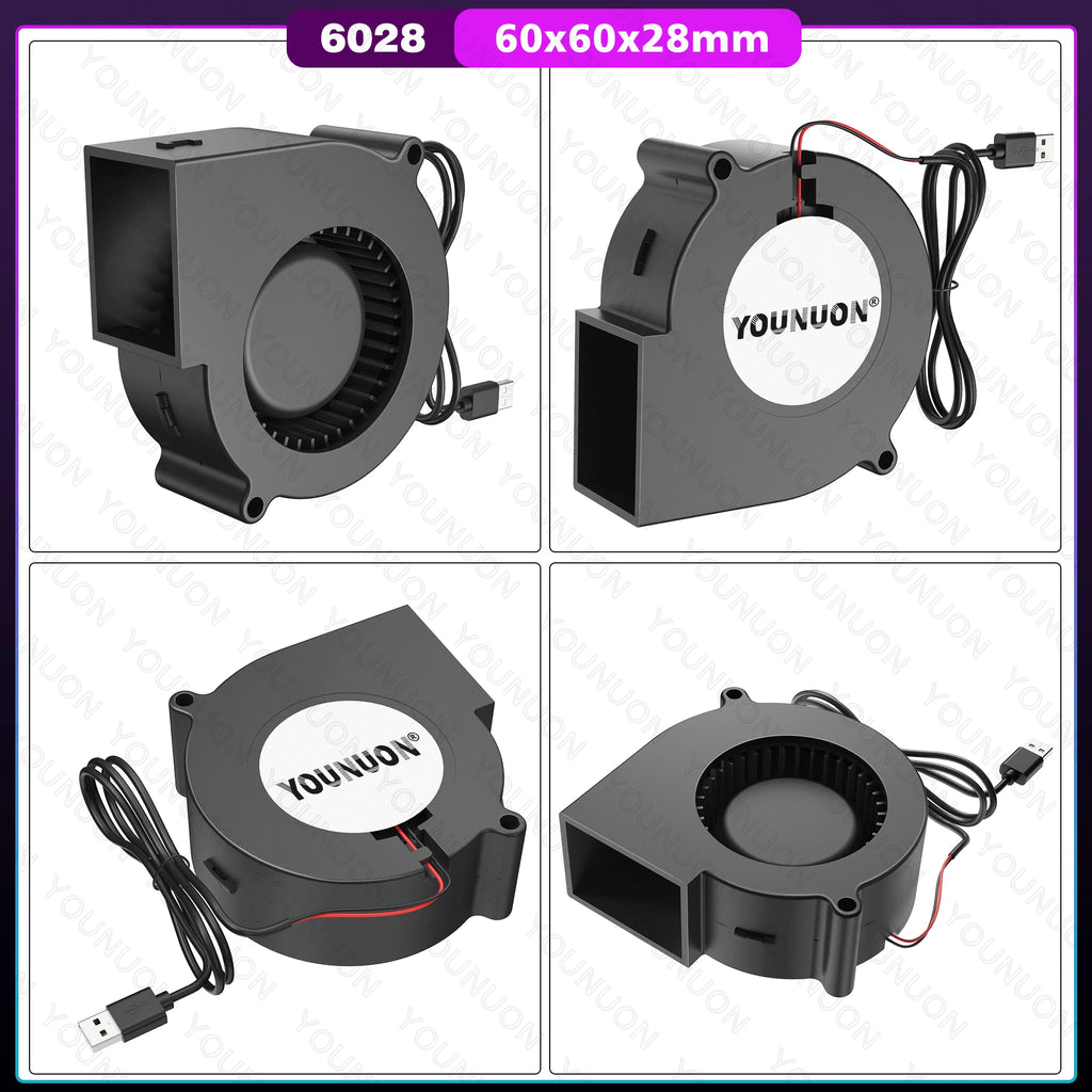 DC 5V USB 5015 7515 7530 Blower Cooling Fan Brushless Motor Case Fan Blower Fan Humidifier Fan Induction Cooker Fan