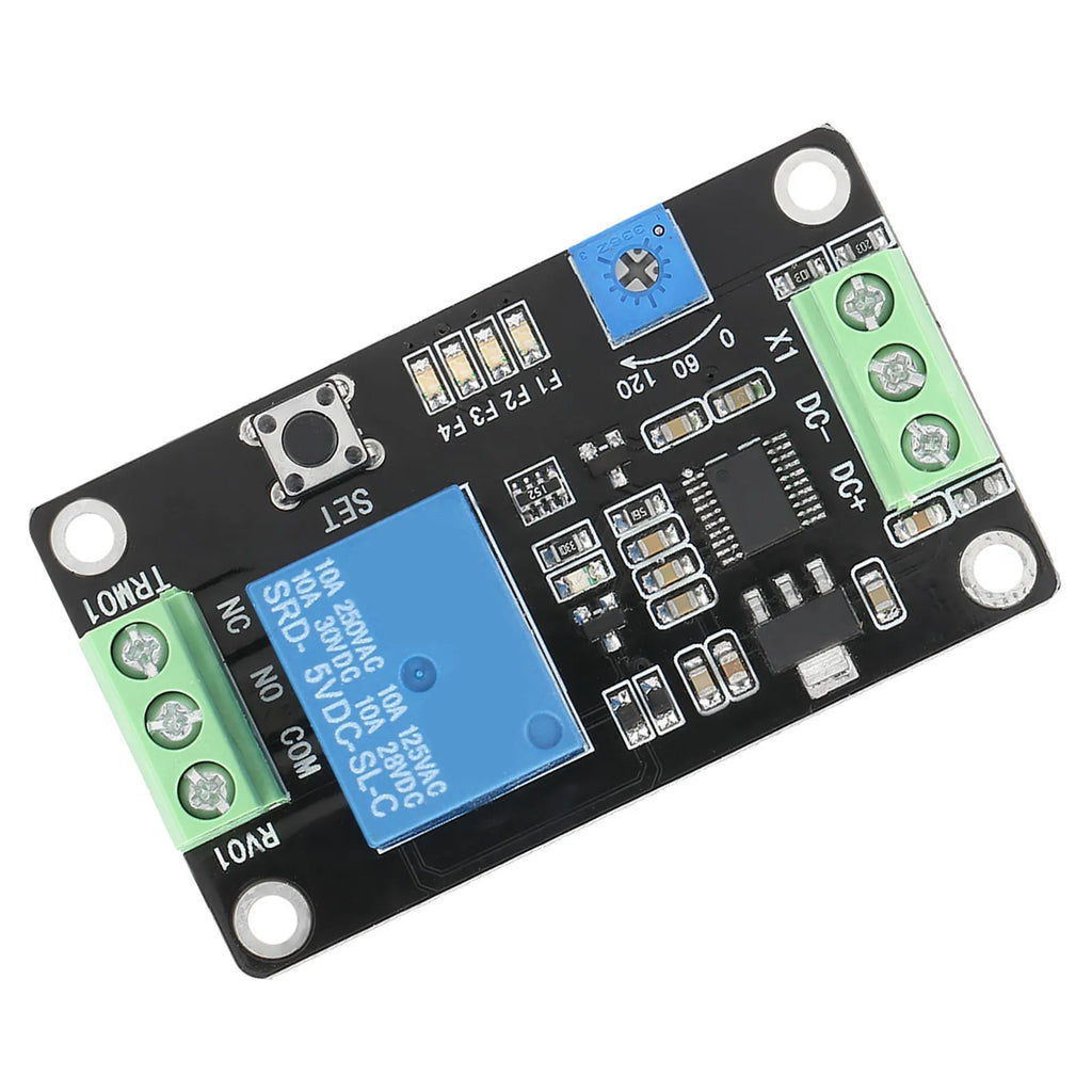 TRM01 Delay On Off Relay Delay Timer Relay Self Locking Delay On Off Time Switch Super 555 Timer DC 5V/12V/24V