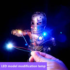 10Pcs DIY Micro SMD Led Lamp Wired30cm 3V Railway Scenes Model Building Kits 0402 0603 0805 1206  Soldered Micro Litz Wired Chip