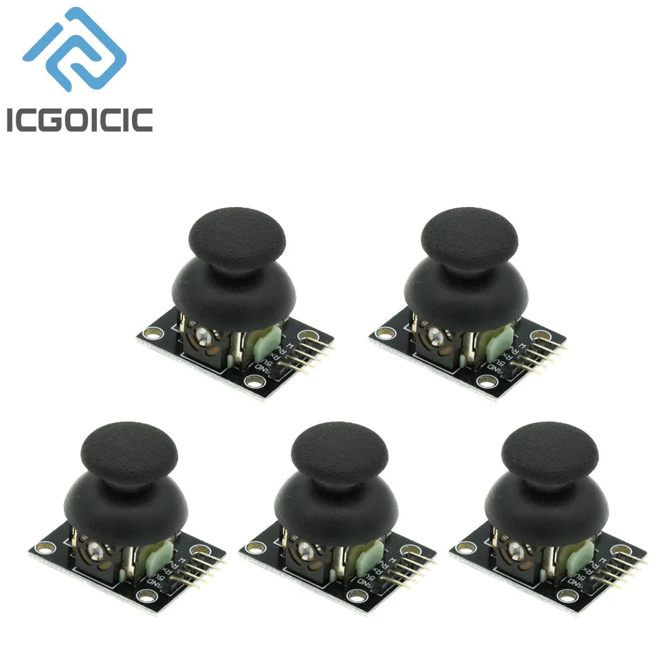 1/5/10pcs For Arduino Dual-axis XY Joystick Module Higher Quality PS2 Joystick Control Lever Sensor KY-023 Rated 4.9 /5