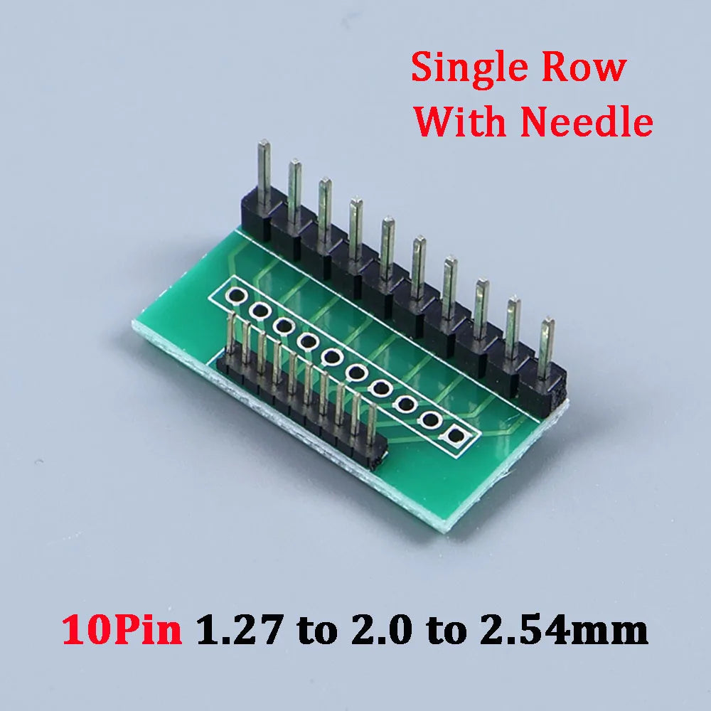 1/5/10PCS 1.27mm 2.0mm 2.54mm Pitch Transfer Plate Converter Single Double Row Pin PCB PCI Adapter Board