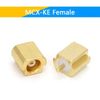 1-10PCS MCX MMCX Male Female PCB Mount Straight RF Coax Connector Right Angle 90-Degree Goldplated Welding Terminal