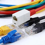 10/20/40PCS RJ45 Coupler Ethernet Cable Coupler LAN Connector Cat7 Cat6 Cat5e Ethernet Cable Extender Adapter Female To Female