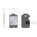 Quectel EC25-EUX USB Dongle without case CAT4 LTE Cat 4 EC25-EUXGR module series Cellular Wireless Communication