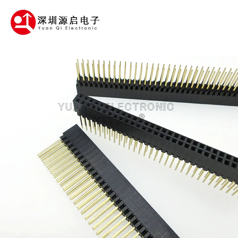 2.54mm Double Row Female Pin Header Long Pin 12.2mm 2*20p 6/8/10/32/40 Socket PCB PC104 23.2mm Connector For GPIO 3B+ 4B Arduino