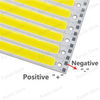 5pcs 12V COB LED Strip Light Bulb 120mm LED Chip Red Blue White Green Yellow For DIY Reading Light Staircase Kitchen Work Light
