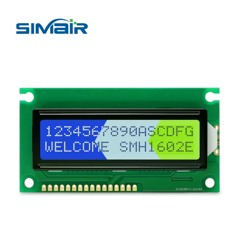 16x2 Character LCD Module 5V STN Gray Transflective 6800 Parallel Interface Russian Font Display 1602-DB