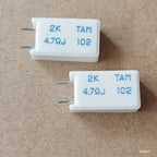 Original New 100% Cement Resistor TAM 2K 4.7ohm Vertical 2Pin Ceramic Resistor (Inductor)