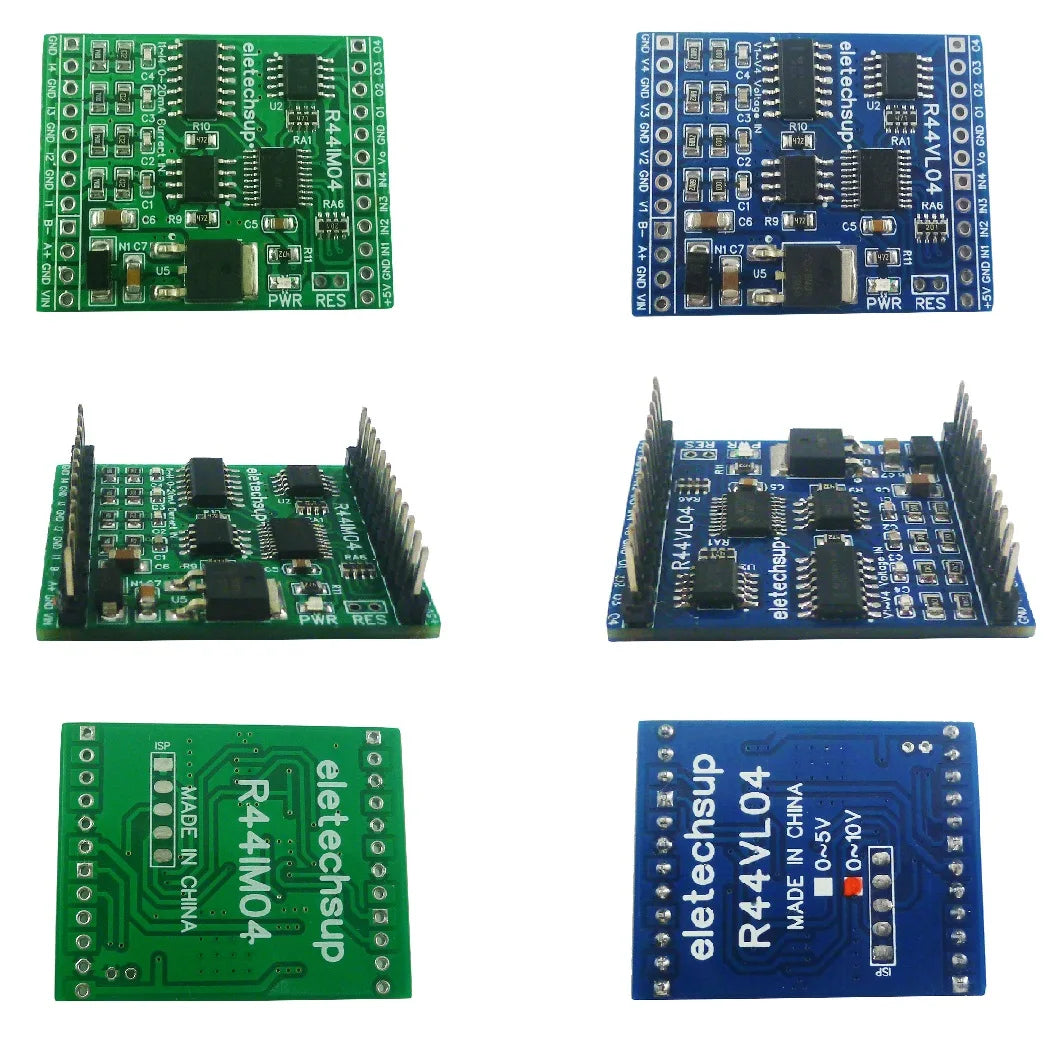 12CH RS485 Mixed IO Module Current Voltage Analog Collection 0-20MA 4-20MA 0-5V 0-10V NPN Digital Input 300MA MOS Output