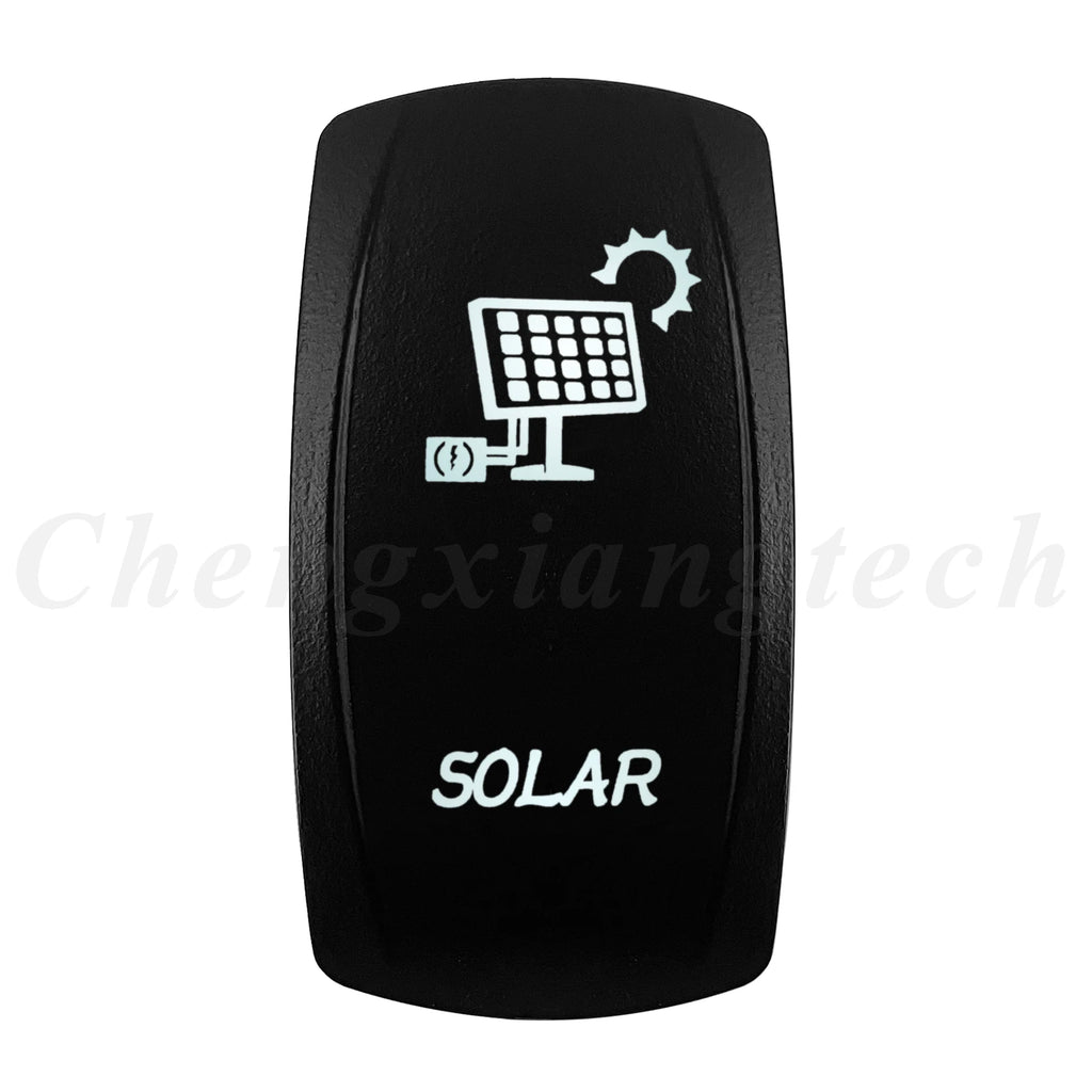 Marine 12V 24V White Led On Off Rocker Switch 5Pin SPST Momentary Switch DPDT ON OFF ON 3-Way for Car Boat Carling 4X4 Narva