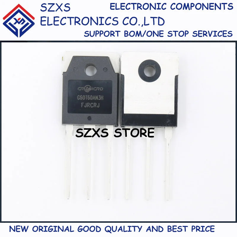 New Original 10Pcs G60T60AN3H CRG60T60AN3H TO-3P 60A 600V IGBT Transistor In Stock Electronic Components Good Quality